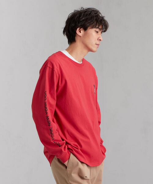 Manhattan Portage（マンハッタンポーテージ）の「［マンハッタンポーテージ］SC Manhattan Portage USAｺｯﾄﾝ PRT カットソー ◆（Tシャツ/カットソー・メンズ・ホワイト/レッド/ブラック・SMALL/MEDIUM/LARGE）」の3枚目の写真