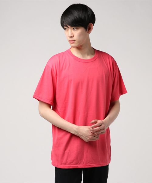 MYE-DO'（マイ・ドゥ）の「6.5オンス ドライ コットンタッチ Tシャツ（Tシャツ/カットソー・メンズ・ホワイト/レッド/ピンク/ターコイズブルー/ライム/イエロー/オレンジ/バーガンディー/コバルトブルー/アクア/ネイビー・XX-LARGE）」の9枚目の写真