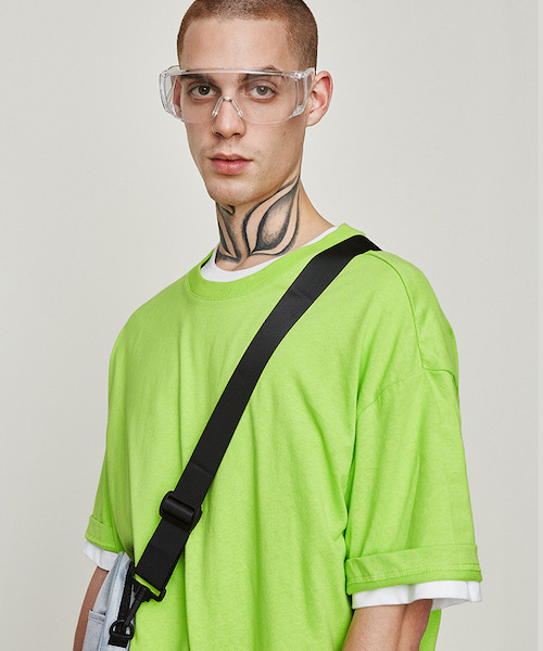 MYE-DO'（マイ・ドゥ）の「6.5オンス ドライ コットンタッチ Tシャツ（Tシャツ/カットソー・メンズ・ホワイト/レッド/ピンク/ターコイズブルー/ライム/イエロー/オレンジ/バーガンディー/コバルトブルー/アクア/ネイビー・XX-LARGE）」の3枚目の写真