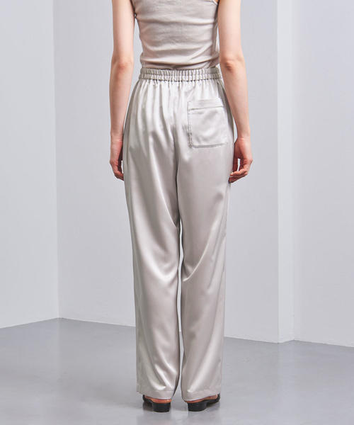 UNITED ARROWS（ユナイテッドアローズ）の「＜STYLE for LIVING＞  サテン イージーパンツ（その他パンツ・レディース・ナチュラル/ライム・FREE）」の3枚目の写真