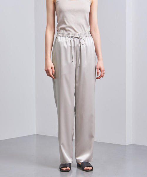 UNITED ARROWS（ユナイテッドアローズ）の「＜STYLE for LIVING＞  サテン イージーパンツ（その他パンツ・レディース・ナチュラル/ライム・FREE）」の12枚目の写真