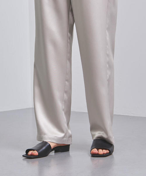 UNITED ARROWS（ユナイテッドアローズ）の「＜STYLE for LIVING＞  サテン イージーパンツ（その他パンツ・レディース・ナチュラル/ライム・FREE）」の8枚目の写真