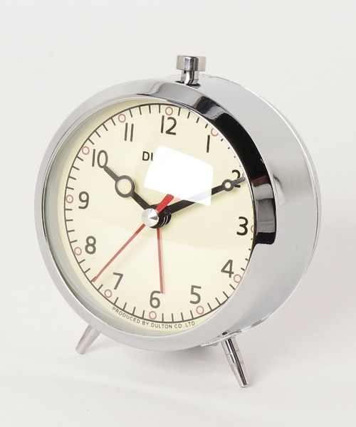 DULTON（ダルトン）の「ALARM CLOCK CHROME /目覚まし時計（置時計・メンズ・シルバー・FREE）」の4枚目の写真