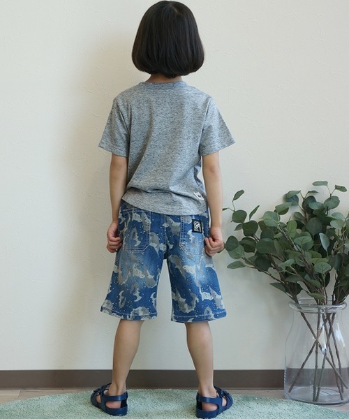 L.COPECK（エルコペック）の「[100-140]ライトオンス　ストレッチデニム柄ハーフ（デニムパンツ・キッズ・カモフラージュ/その他・120cm/110cm/130cm/100cm/140cm）」の9枚目の写真