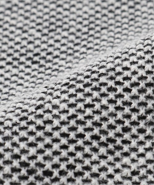 EDIFICE(エディフィス)の「MUNGAI / ムンガイ ウールリネン ニットチーフ(ネクタイ・メンズ・ブラック/ベージュ/ネイビー・FREE)」の7枚目の写真