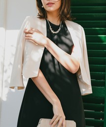 Luxe brille（リュクスブリエ）の「ノーカラー美ラインジャケット（ノーカラージャケット）」