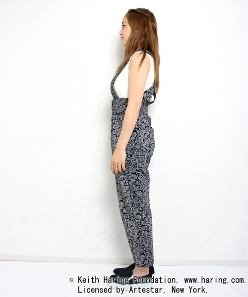 WEGO（ウィゴー）の「WEGO/Keith Haring (キースヘリング) サロペット（サロペット/オーバーオール・レディース・その他1/その他2・FREE）」の3枚目の写真