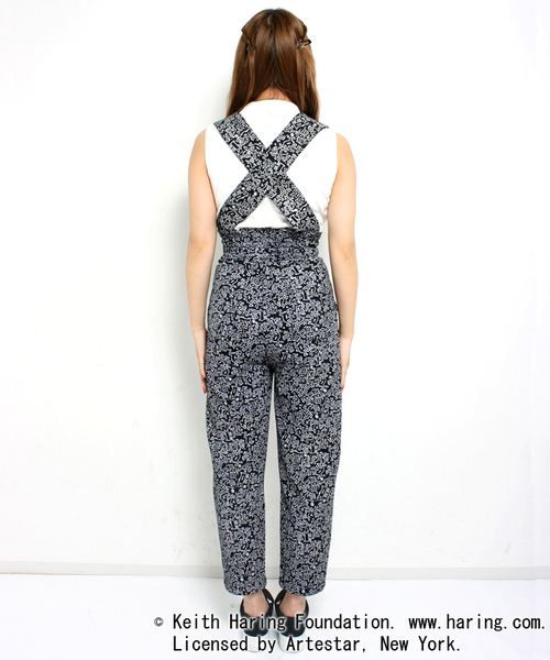 WEGO（ウィゴー）の「WEGO/Keith Haring (キースヘリング) サロペット（サロペット/オーバーオール・レディース・その他1/その他2・FREE）」の4枚目の写真
