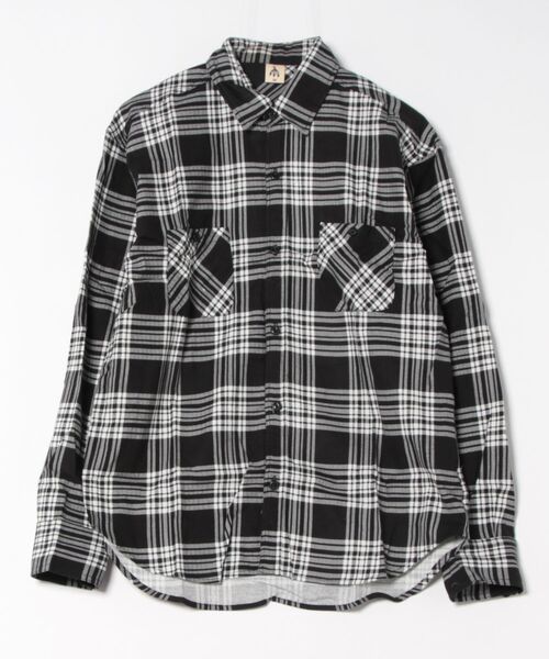 PARKS TOKYO SELECT（パークストウキョウセレクト）の「【BS】ネルシャツ（ワークシャツ）（シャツ/ブラウス・メンズ・ブラック系その他/ブラウン系その他/レッド系その他/レッド系その他2・MEDIUM/LARGE）」の2枚目の写真