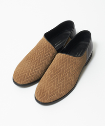 alfredoBANNISTER | メッシュゴアレザースリッポン(スリッポン)