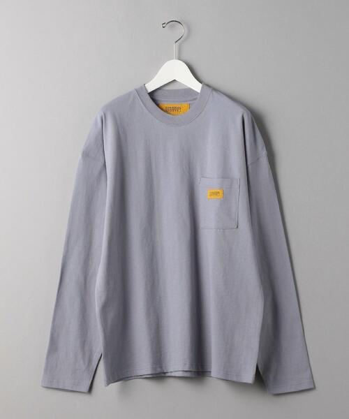 UNIVERSAL OVERALL(ユニバーサルオーバーオール)の「【別注】 <UNIVERSAL OVERALL(ユニバーサルオーバーオール)> 1POC LSLT/カットソー(Tシャツ/カットソー・メンズ・ピンク/ホワイト/パープル/ブラック・LARGE/X-LARGE/SMALL/MEDIUM)」の3枚目の写真