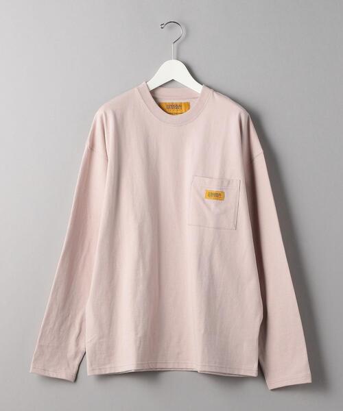 UNIVERSAL OVERALL(ユニバーサルオーバーオール)の「【別注】 <UNIVERSAL OVERALL(ユニバーサルオーバーオール)> 1POC LSLT/カットソー(Tシャツ/カットソー・メンズ・ピンク/ホワイト/パープル/ブラック・LARGE/X-LARGE/SMALL/MEDIUM)」の4枚目の写真