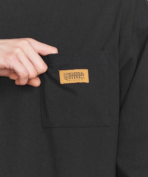 UNIVERSAL OVERALL(ユニバーサルオーバーオール)の「【別注】 <UNIVERSAL OVERALL(ユニバーサルオーバーオール)> 1POC LSLT/カットソー(Tシャツ/カットソー・メンズ・ピンク/ホワイト/パープル/ブラック・LARGE/X-LARGE/SMALL/MEDIUM)」の17枚目の写真