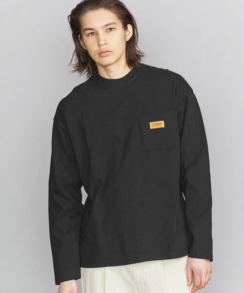 UNIVERSAL OVERALL(ユニバーサルオーバーオール)の「【別注】 <UNIVERSAL OVERALL(ユニバーサルオーバーオール)> 1POC LSLT/カットソー(Tシャツ/カットソー・メンズ・ピンク/ホワイト/パープル/ブラック・LARGE/X-LARGE/SMALL/MEDIUM)」の19枚目の写真