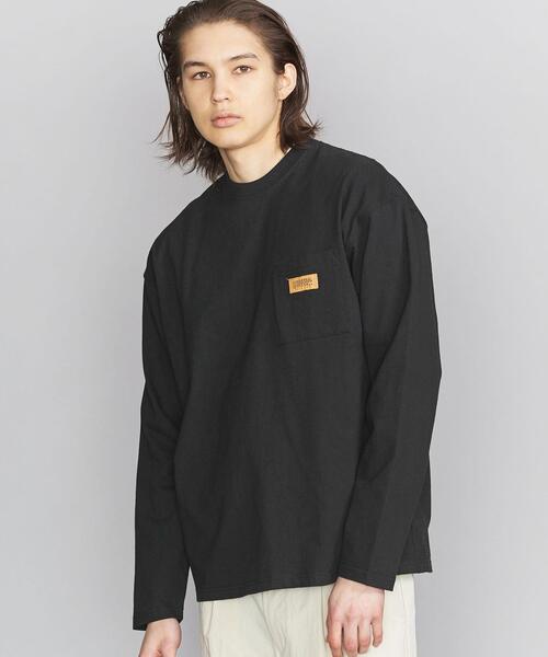 UNIVERSAL OVERALL(ユニバーサルオーバーオール)の「【別注】 <UNIVERSAL OVERALL(ユニバーサルオーバーオール)> 1POC LSLT/カットソー(Tシャツ/カットソー・メンズ・ピンク/ホワイト/パープル/ブラック・LARGE/X-LARGE/SMALL/MEDIUM)」の20枚目の写真