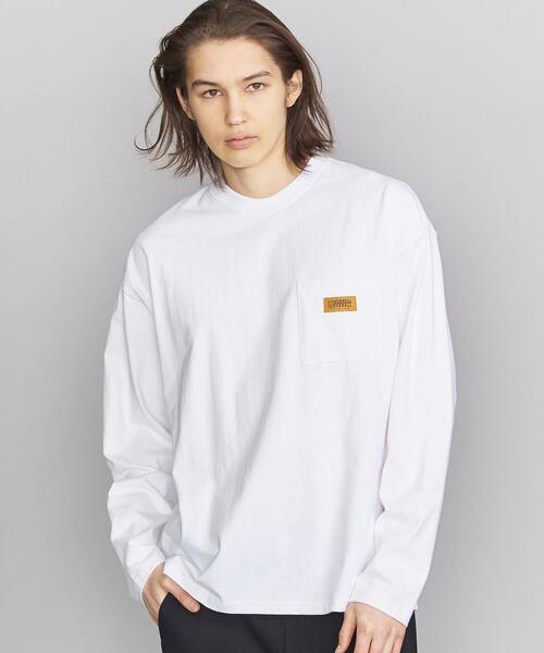 UNIVERSAL OVERALL(ユニバーサルオーバーオール)の「【別注】 <UNIVERSAL OVERALL(ユニバーサルオーバーオール)> 1POC LSLT/カットソー(Tシャツ/カットソー・メンズ・ピンク/ホワイト/パープル/ブラック・LARGE/X-LARGE/SMALL/MEDIUM)」の21枚目の写真