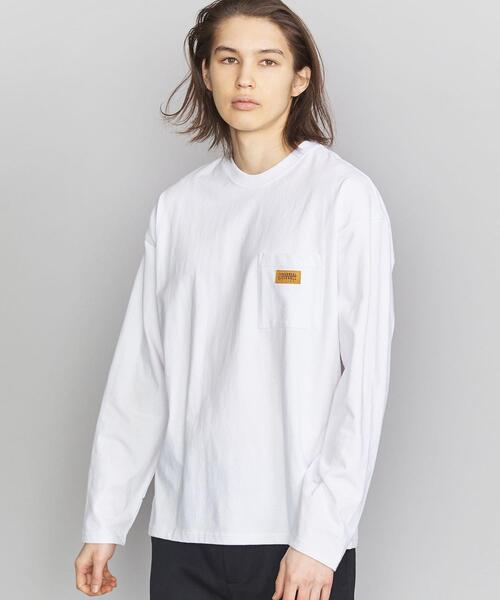 UNIVERSAL OVERALL(ユニバーサルオーバーオール)の「【別注】 <UNIVERSAL OVERALL(ユニバーサルオーバーオール)> 1POC LSLT/カットソー(Tシャツ/カットソー・メンズ・ピンク/ホワイト/パープル/ブラック・LARGE/X-LARGE/SMALL/MEDIUM)」の10枚目の写真
