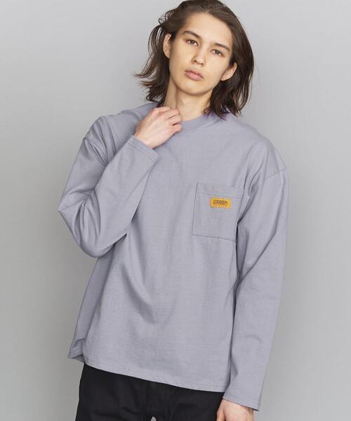 UNIVERSAL OVERALL(ユニバーサルオーバーオール)の「【別注】 <UNIVERSAL OVERALL(ユニバーサルオーバーオール)> 1POC LSLT/カットソー(Tシャツ/カットソー・メンズ・ピンク/ホワイト/パープル/ブラック・LARGE/X-LARGE/SMALL/MEDIUM)」の12枚目の写真