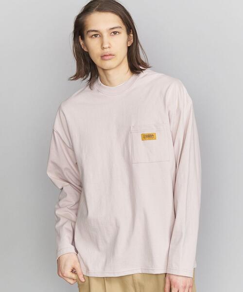 UNIVERSAL OVERALL(ユニバーサルオーバーオール)の「【別注】 <UNIVERSAL OVERALL(ユニバーサルオーバーオール)> 1POC LSLT/カットソー(Tシャツ/カットソー・メンズ・ピンク/ホワイト/パープル/ブラック・LARGE/X-LARGE/SMALL/MEDIUM)」の13枚目の写真