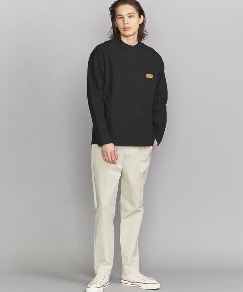 UNIVERSAL OVERALL(ユニバーサルオーバーオール)の「【別注】 <UNIVERSAL OVERALL(ユニバーサルオーバーオール)> 1POC LSLT/カットソー(Tシャツ/カットソー・メンズ・ピンク/ホワイト/パープル/ブラック・LARGE/X-LARGE/SMALL/MEDIUM)」の15枚目の写真