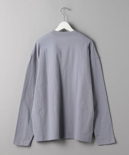 UNIVERSAL OVERALL(ユニバーサルオーバーオール)の「【別注】 <UNIVERSAL OVERALL(ユニバーサルオーバーオール)> 1POC LSLT/カットソー(Tシャツ/カットソー・メンズ・ピンク/ホワイト/パープル/ブラック・LARGE/X-LARGE/SMALL/MEDIUM)」の9枚目の写真