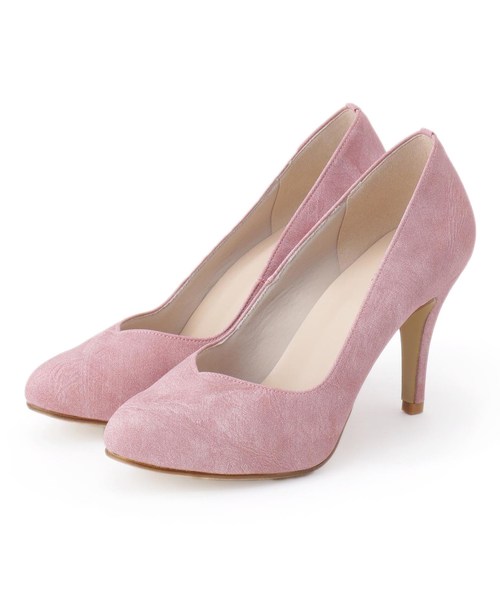 grove(グローブ)の「【WEB限定/22.0-25.0】やわここちパンプス9cm(パンプス・レディース・ピンク系その他/ガンメタ/ブラック系7/グリーン系5/ベージュ系その他7/ピンク系/ネイビー系5・50/40/35/45/20/25/30)」の1枚目の写真