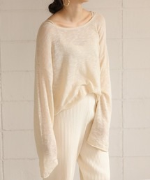 Bab | 【WEB限定】ニットキャミSETルーズサマーニットトップス(ニット/セーター)