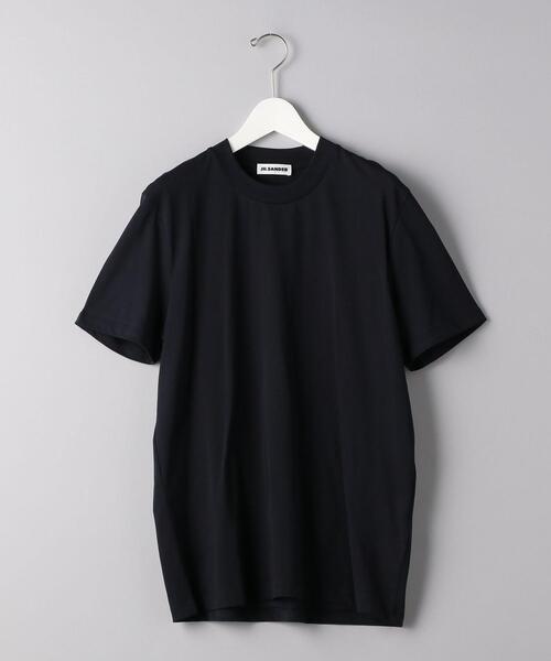 JIL SANDER（ジルサンダー）の「＜JIL SANDER（ジル サンダー）＞ T-SHIRT CREW/N■■■（Tシャツ/カットソー・メンズ・ブラック/ネイビー/ホワイト・LARGE/MEDIUM/SMALL）」の3枚目の写真
