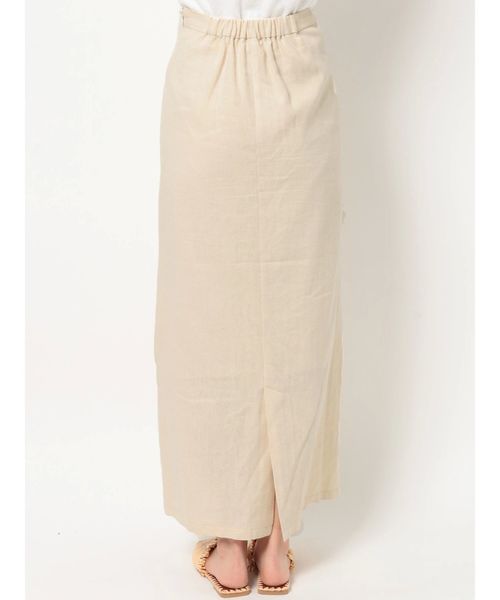 Ungrid(アングリッド)の「シルクネップウエストデザインスカート(スカート・レディース・ブラック/アイボリー・FREE)」の7枚目の写真