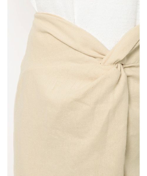 Ungrid(アングリッド)の「シルクネップウエストデザインスカート(スカート・レディース・ブラック/アイボリー・FREE)」の8枚目の写真