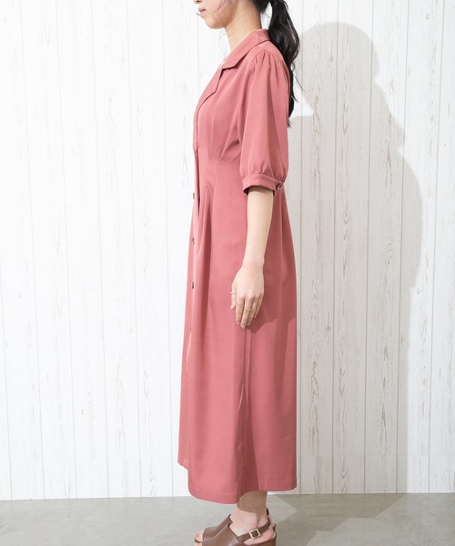 SpRay(スプレイ)の「【WEB限定】ブレストWワンピース(ワンピース・レディース・ライトブルー/ブラック/ライトグリーン/ピンク系その他・FREE)」の12枚目の写真