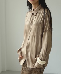 TODAYFUL | クレープサテンオーバーシャツ(シャツ/ブラウス)