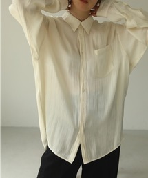 TODAYFUL | クレープサテンオーバーシャツ(シャツ/ブラウス)