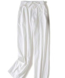 SMILE ORCHID | リネン混リラックスワイドパンツ(その他パンツ)