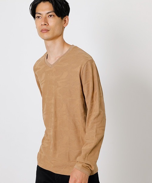 セール Shadow Camo Long Tee シャドウカモロングtシャツ Tシャツ カットソー Azul By Moussy アズールバイマウジー のファッション通販 Zozotown