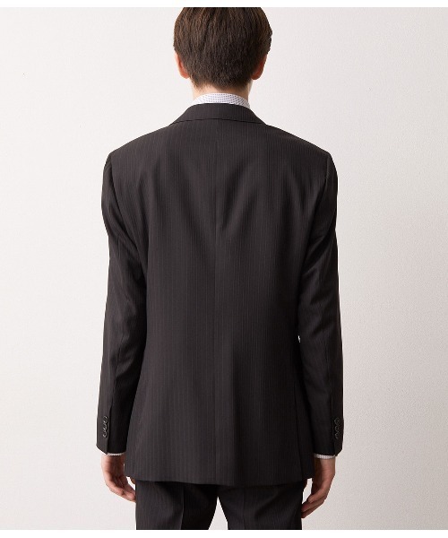 JUNRED（ジュンレッド）の「【スーツ】４ＷＡＹストレッチストライプジャケット（テーラードジャケット・メンズ・ブラック・LL/S/M/L）」の6枚目の写真