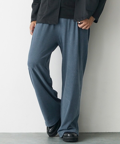 MinoriTY（マイノリティ）の「【MinoriTY】もちもち素材ワイドシルエットイージーパンツ ワイドパンツ 無地 メンズ（スウェットパンツ・メンズ・ブラウン/モカ/ブラック/グレー/ブラウン系1/ブルー系1/ブラック系1・L/M/S）」の22枚目の写真