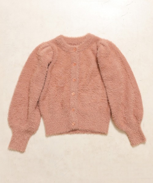 one after another NICE CLAUP（ワンアフターアナザーナイスクラップ）の「カラ―フェザーカーディガン（ニット/セーター・レディース・アイボリー/ブラック/ブルーグレー/ブラウン/グリーン/ピンク/オレンジ/ラベンダー・FREE）」の21枚目の写真