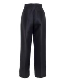 極美品✨ドゥロワー ウールプレスパンツ 異素材 切替 シルク 濃紺 黒34 54826939_b_07_215.jpg