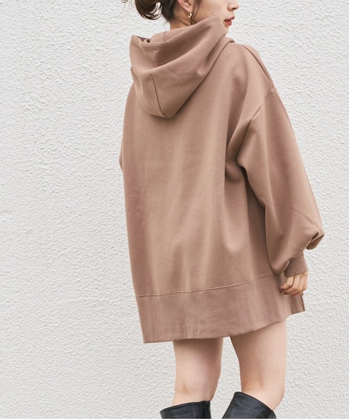 Chico（チコ）の「ダンボールフードパーカー（パーカー・レディース・ブラック/モカ/ベージュ/ライトベージュ・FREE）」の3枚目の写真