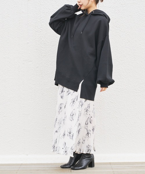 Chico（チコ）の「ダンボールフードパーカー（パーカー・レディース・ブラック/モカ/ベージュ/ライトベージュ・FREE）」の16枚目の写真