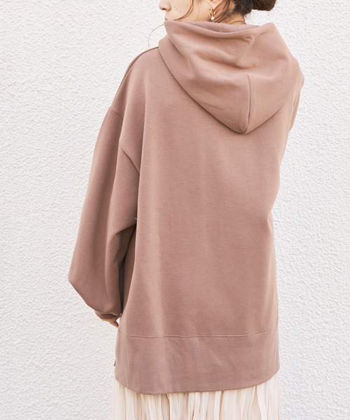 Chico（チコ）の「ダンボールフードパーカー（パーカー・レディース・ブラック/モカ/ベージュ/ライトベージュ・FREE）」の20枚目の写真