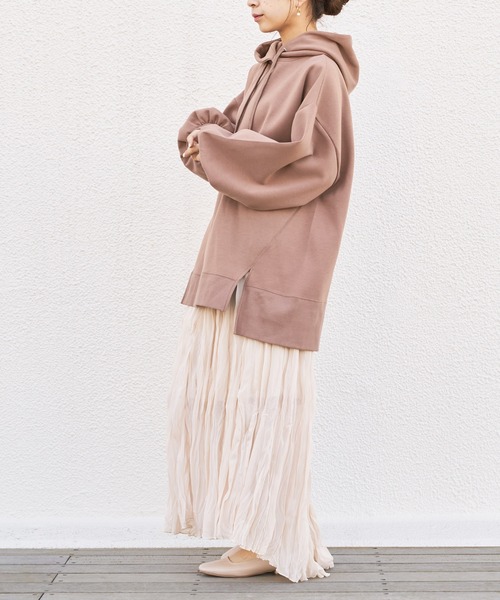 Chico（チコ）の「ダンボールフードパーカー（パーカー・レディース・ブラック/モカ/ベージュ/ライトベージュ・FREE）」の22枚目の写真