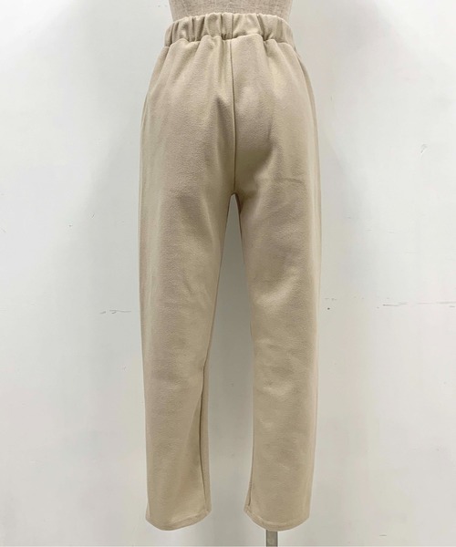PICCIN（ピッチン）の「【WEB限定】センタープレスウールライクテーパードパンツ（その他パンツ・レディース・ブラック/ベージュ・M/L）」の8枚目の写真