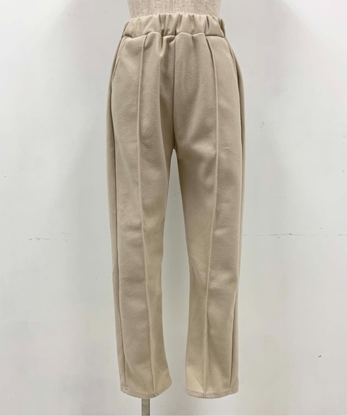 PICCIN（ピッチン）の「【WEB限定】センタープレスウールライクテーパードパンツ（その他パンツ・レディース・ブラック/ベージュ・M/L）」の6枚目の写真