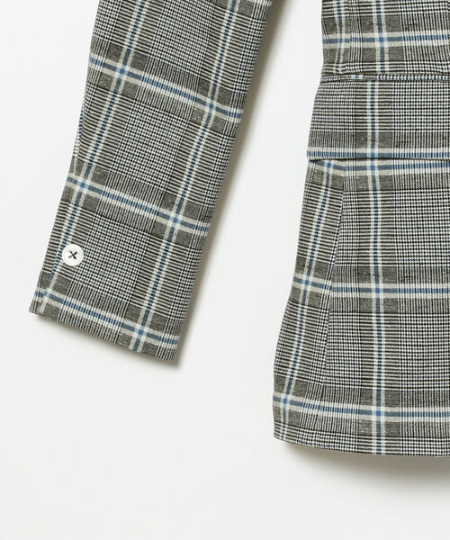 EFFE BEAMS（エッフェビームス）の「CIRCOLO1901 / グレンチェック ダブルボタン ジャケット（テーラードジャケット・レディース・チャコールグレー・42/40）」の4枚目の写真
