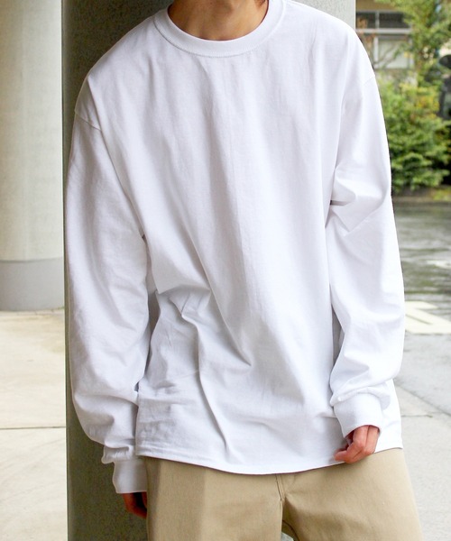 GILDAN（ギルダン）の「【GILDAN】ギルダン  6oz ウルトラコットン ロングスリーブ ビッグシルエット 無地 ロンT T2400（Tシャツ/カットソー・メンズ・オレンジ/ホワイト/グレー/グリーン/ブラック/ベージュ/モスグリーン・L/XL/M/XXL）」の14枚目の写真