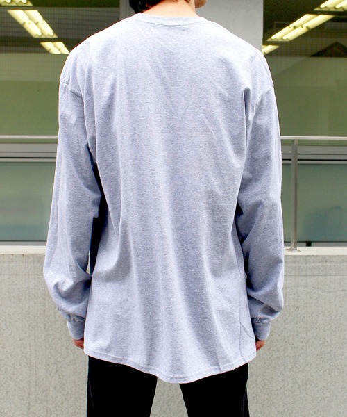 GILDAN（ギルダン）の「【GILDAN】ギルダン  6oz ウルトラコットン ロングスリーブ ビッグシルエット 無地 ロンT T2400（Tシャツ/カットソー・メンズ・オレンジ/ホワイト/グレー/グリーン/ブラック/ベージュ/モスグリーン・L/XL/M/XXL）」の16枚目の写真