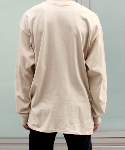 GILDAN（ギルダン）の「【GILDAN】ギルダン  6oz ウルトラコットン ロングスリーブ ビッグシルエット 無地 ロンT T2400（Tシャツ/カットソー・メンズ・オレンジ/ホワイト/グレー/グリーン/ブラック/ベージュ/モスグリーン・L/XL/M/XXL）」の21枚目の写真