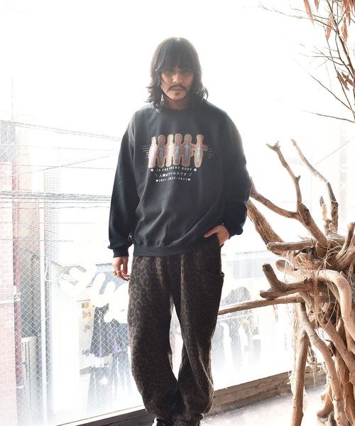 LABRAT(ラブラット)の「×Nick Atkins "virus" pull over sweat(スウェット・メンズ・ホワイト/ブラック/スカイブルー・LARGE/X-LARGE)」の7枚目の写真